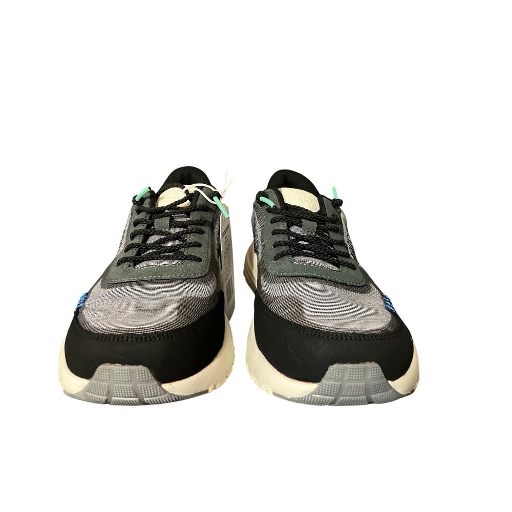Hey Dude Sirocco Alta Boho Womens Shoes Sz 9 Grey White Comfort